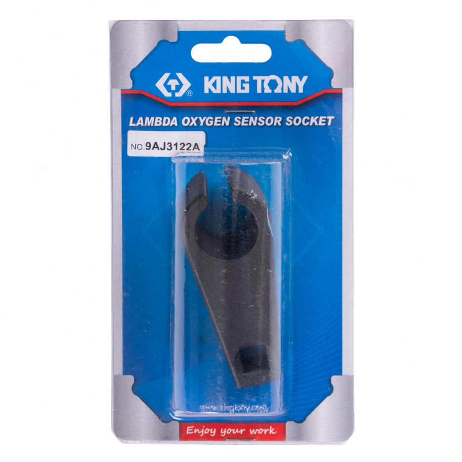 Головка для кислородных датчиков 3/8", 22 мм, разрезная KING TONY 9AJ3122A