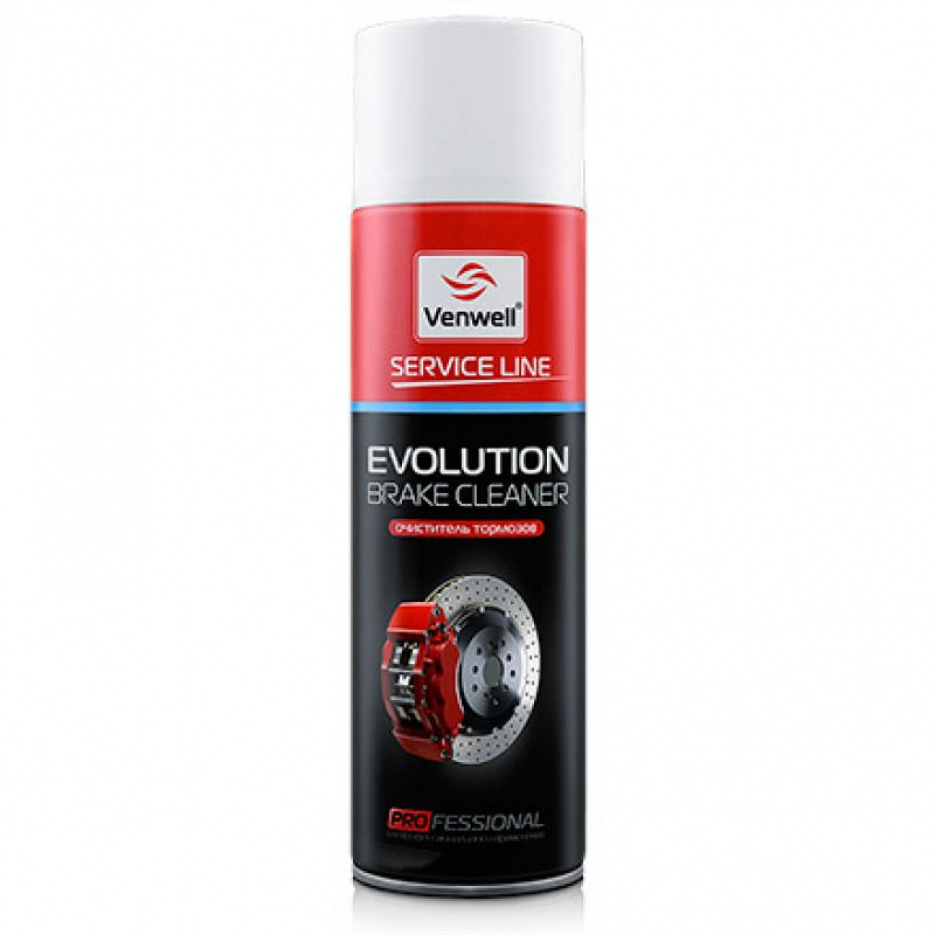 Очиститель тормозов Evolution Brake Cleaner, 500 мл VENWELL VW-SL-003RU